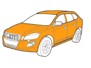 полная покраска volvo xc40